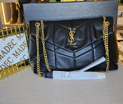 Cartera Yves Saint Laurent Negra/Dorada