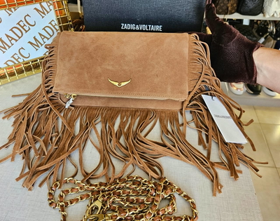 Sobre Zadig&Voltaire con Flecos Marrón 
