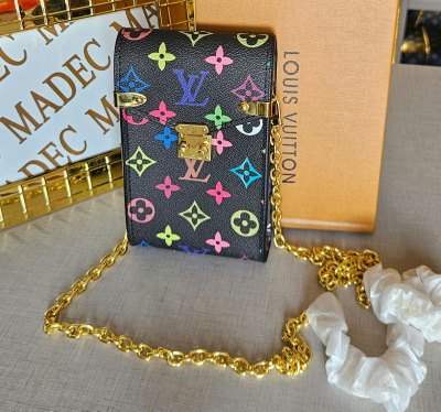 Porta Celular Multicolor Negro Louis Vuitton