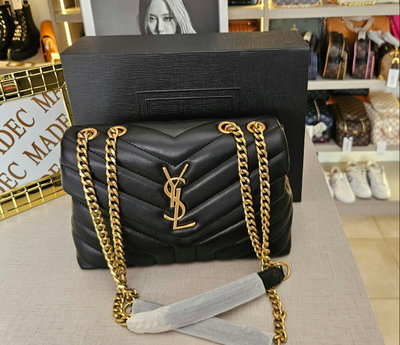 Cartera Yves Saint Laurent Herrajes Dorados
