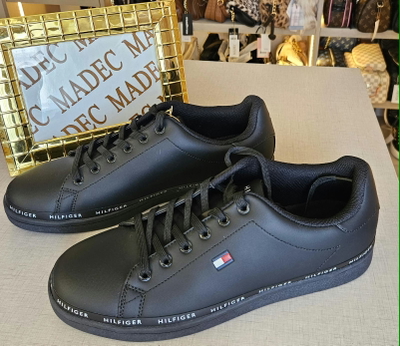 Zapatillas Tommy Hilfiger Negras Original 40/5 