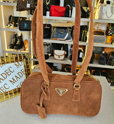 Cartera Prada Gamuzada Suela