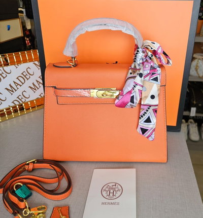 Cartera Hermes kelly Naranja