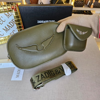 Bandolera Zadig Verde Militar 