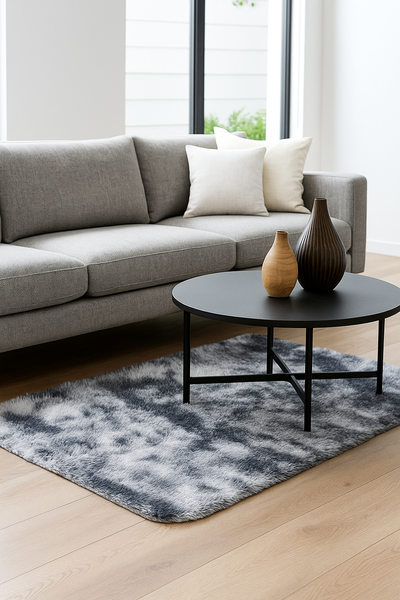 Alfombra de Living Piel De Mono 140x100cm con Base Antideslizante 