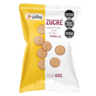 GALLETITAS ZUCRE AZUCARADAS X 400 GR.