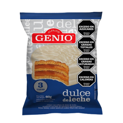 ALFAJOR TRIPLE GENIO BLANCO