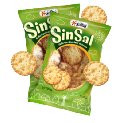 GALLETITAS SIN SAL SOLITAS X 500 GR.