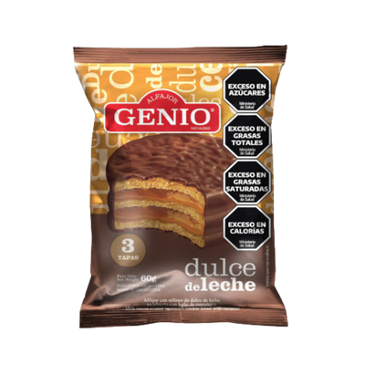 ALFAJOR TRIPLE GENIO NEGRO