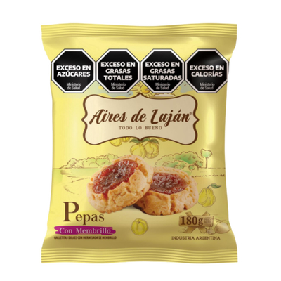 PEPAS DE MEMBRILLO AIRES DE LUJAN X 180 GR.