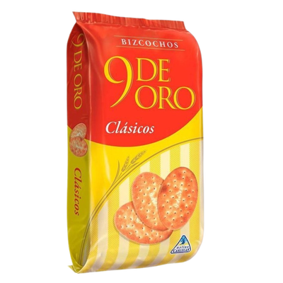 BIZCOCHOS 9 DE ORO X 200 GR. CLASICOS