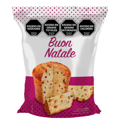 PAN DULCE BUON NATALE C/ FRUTAS X 400 GR