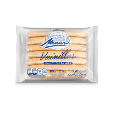 VAINILLAS MAURI X 80 GR