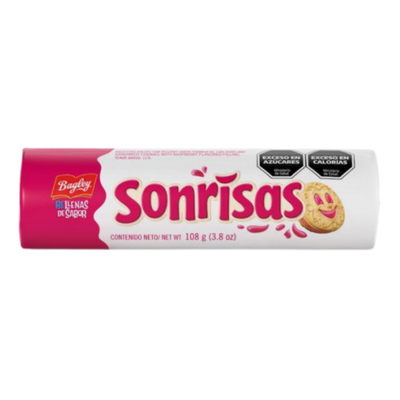 SONRISAS FRAMBUESA X 108 GR