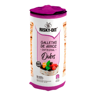 GALLET. DE ARROZ RISKY DIT DULCES X 100 GR