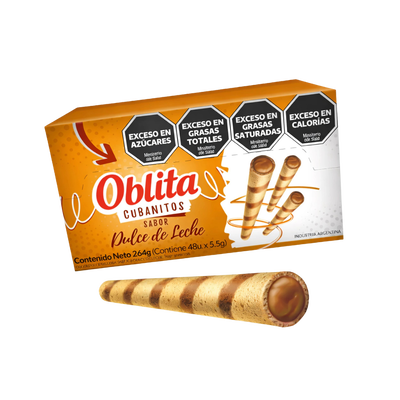 CUBANITO OBLITA X 48 U.  DULCE DE LECHE