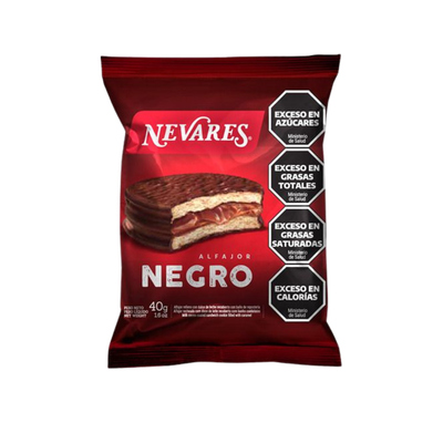 ALFAJOR NEVARES NEGRO X 40 GR