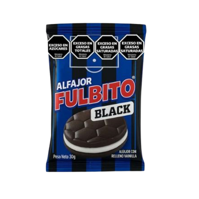 ALFAJOR FULBITO BLACK X30GR.