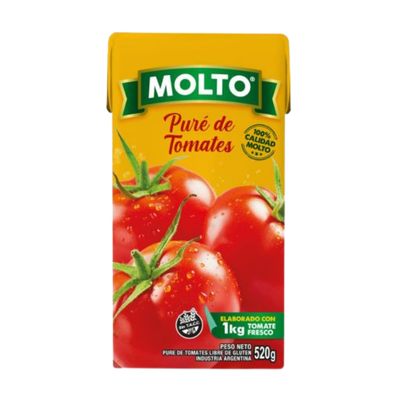 PURE DE TOMATE MOLTO X 520 G