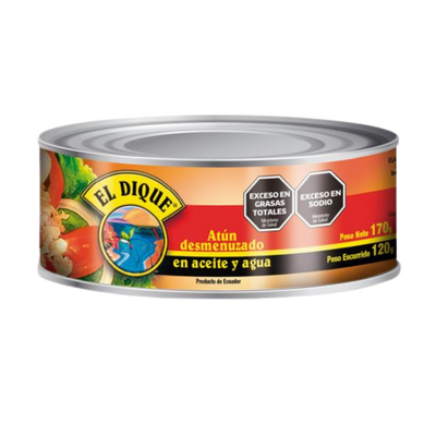 ATUN EL DIQUE EN ACEITE X 170 G