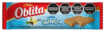 OBLEA OBLITA VAINILLA X 100 GR.