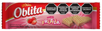 OBLEA OBLITA FRUTILLA X 100 GR.