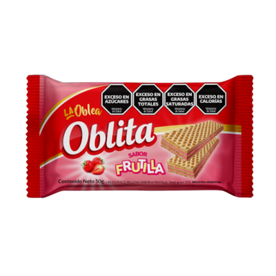 OBLEA OBLITA FRUTILLA X 50 GR.