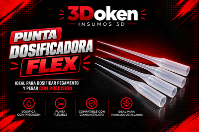 Puntas Dosificadoras Flexibles para Cianoacrilato