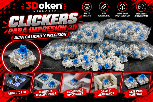 Clickers para Impresión 3D