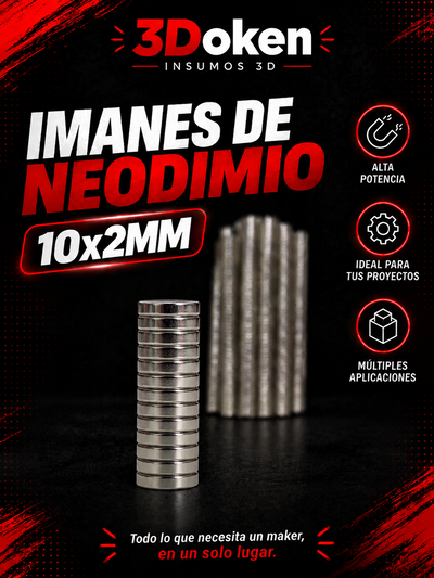 🧲 Imanes de Neodimio 10x2 mm🧲