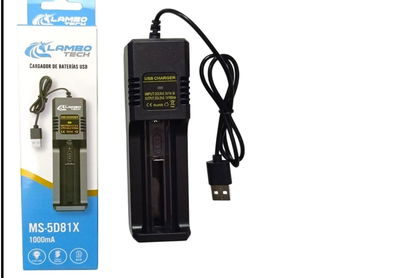 CARGADOR DE PILAS USB 1000MA