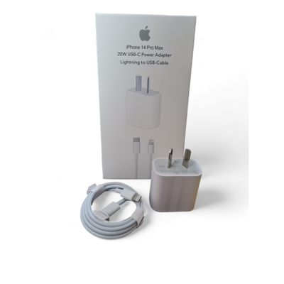 CARGADOR IPHONE CABEZAL CABLE USB C LIGHTNING 20W