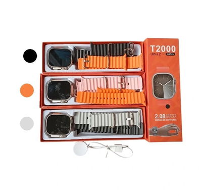 RELOJ SMARTWATCH T2000 2 MALLAS