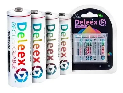 PILAS AA RECARGABLES X4 DELEEX
