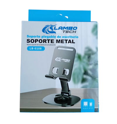 SOPORTE CELULAR METAL 360° GIRATORIO LT