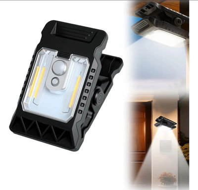 MINI LAMPARA CLIP CARGA SOLAR/ SENSOR DE MOVIMIENTO