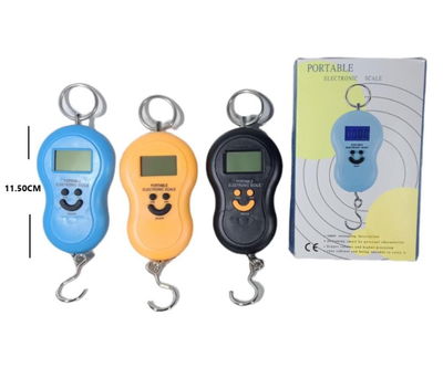 BALANZA ELECTRONICA 50 KG EQUIPAJE SMILE DJ601