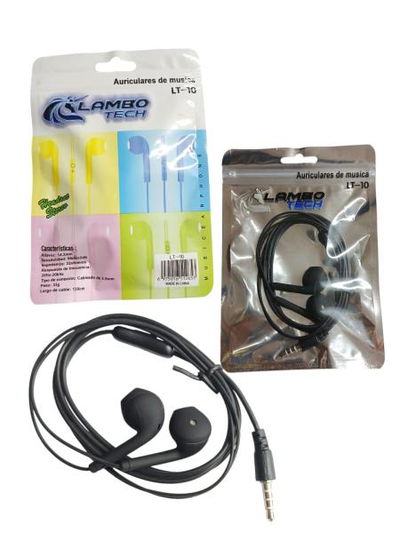 LT-10 AURICULAR C/ MANOS LIBRES PASTEL EN BOLSITA