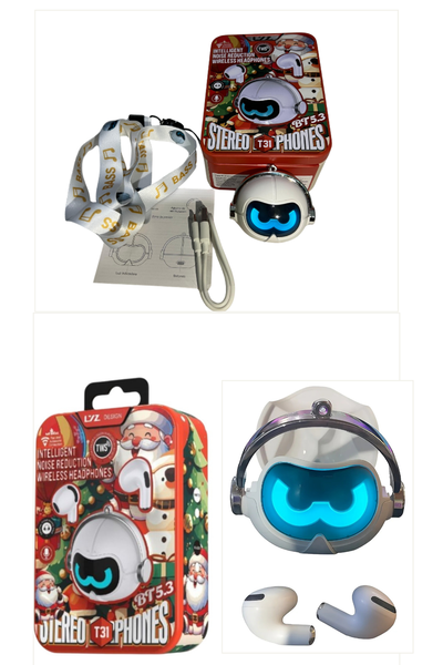 AURICULAR PREMIUN TWS T31 EDICIÓN NAVIDEÑA