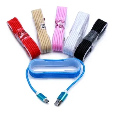 CABLE USB V8 MALLADO SUELTO 1A