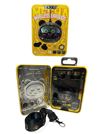 AURICULAR PREMIUN TWS T9 DISEÑO ROBOT (CARITA GIRATORIA)