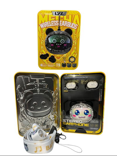 AURICULAR PREMIUN TWS T9 DISEÑO HERMOSO (CARITA GIRATORIA)