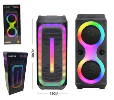 MS-3628 BT PARLANTE 4X2 RGB /FM /USB