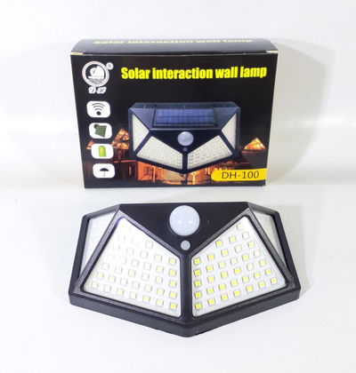 LAMPARA C/ SENSOR SOLAR 100 LED 