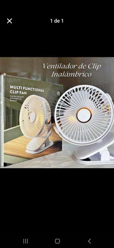 VENTILADOR CLIP INALAMBRICO 