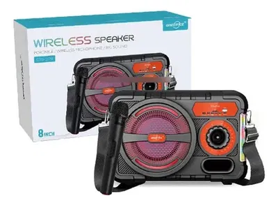 PARLANTE BT RGB 8" + MICROFONO (POCAS UNIDADES)