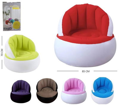 SOFA SILLON PUFF ALMEJA INFLABLE