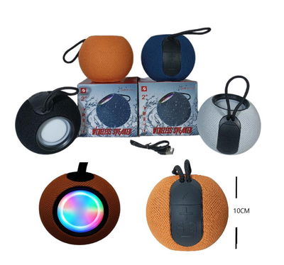 PARLANTE BT REDONDO C/LUZ RGB