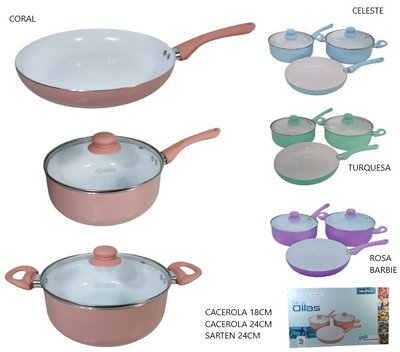 SET DE OLLAS GRANDE DE 3PCS