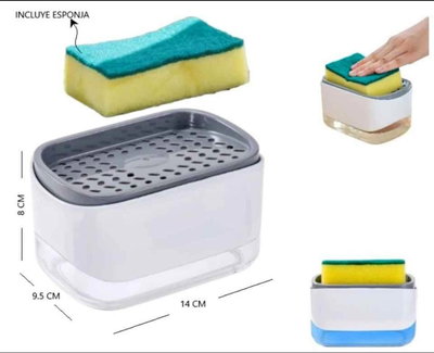 DISPENSER DE JABON C/ESPONJA